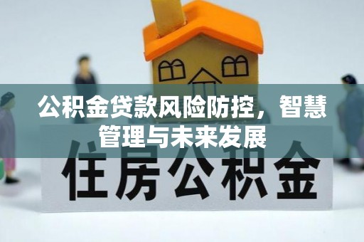 玉泉公积金贷款风险防控，智慧管理与未来发展